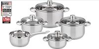 Topf-Set ELO BASIC "Galactica", silber, T&ouml;pfe, Topf-Set, Induktion, Topseller