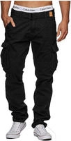 Cargohose INDICODE "INWilliam", Herren, Gr. M, N-Gr, schwarz, Web, Obermaterial: 100%