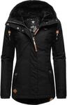 Winterjacke RAGWEAR "Winterjacke Monade", Damen, Gr. XXL, schwarz (schwarz22),