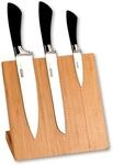 Messerblock KESPER "magnetisch", beige (natur), B:23cm H:20cm, Messerbl&ouml;cke,