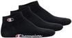 Kurzsocken CHAMPION "Socken 3er Pack", Damen, Gr. 35-38, schwarz, Obermaterial: 71%