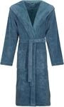 Unisex-Bademantel VOSSEN "Lynn" Gr. M, blau (polo blau), L:120cm, Wirkvelours,