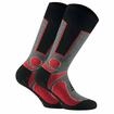 Kurzsocken ROHNER SOCKS "Socken trekking 2-er pack 2er Pack", Damen, Gr. 35-38, rot,