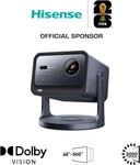 HISENSE Mini-Beamer "C2", grau, B:24,6cm H:25,2cm T:24,6cm, Beamer, Mini-Beamer