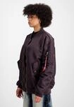 Bomberjacke ALPHA INDUSTRIES "MA-1 Core W", Damen, Gr. XS/S, lila (plum),
