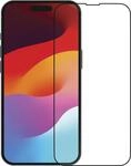 DBRAMANTE1928 Displayschutzfolie "eco-shield iPhone 15", schwarz (schwarz edge),