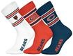 Kurzsocken NFL "Socken NFL 3Pack Crew Socks 3er Pack", Herren, Gr. 39-42, bunt