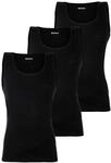 Unterhemd BOSS "Unterhemd TankTop3P RibClassic 3er Pack", Herren, Gr. L, N-Gr,