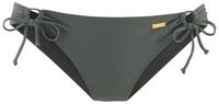 Bikini-Hose LASCANA "Italy", Damen, Gr. 32, N-Gr, gr&uuml;n (oliv), Microfaser, Polyamid,