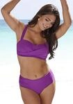 Bikini-Hose LASCANA "Comfy", Damen, Gr. 40, N-Gr, lila (beere), Recycling-Polyamid,