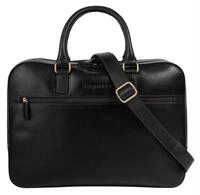 Aktentasche BUGATTI "BUGATTI Herren, Damen REMO echt Leder", Damen, Gr. B/H/T: 40cm x