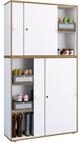 Aktenschrank VCM "B&uuml;roschrank Aktenschrank Schiebet&uuml;ren Salia 5fach", wei&szlig;,