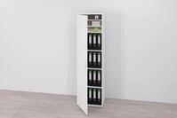 Mehrzweckschrank FMD "Inca 1", wei&szlig;, B:50cm H:184cm T:34,5cm, Holzwerkstoff,