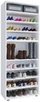 Schuhschrank VCM "XXL Holz Gro&szlig;er Schuhschrank Schuhregal Lona 9", wei&szlig;, B:70cm