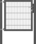 Zauneinzelt&uuml;r ALBERTS "Flexo Plus", grau (anthrazit), B:100cm H:100cm, Stahl, Tore,