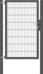 Zauneinzelt&uuml;r ALBERTS "Flexo Plus", grau (anthrazit), B:100cm H:160cm, Stahl, Tore,