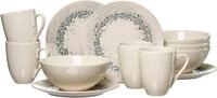 Kaffeeservice RITZENHOFF & BREKER "Cecina", beige (creme), 12 Stk., Steinzeug,