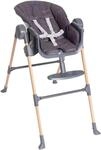 Hochstuhl CHICCO "Polly Essential Coal", Kinder, Gr. B/H/T: 50,5cm x 93cm x 89cm,