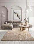 Teppich MERINOS "Creation 50055", beige, B:80cm H:10mm L:150cm, Polyester, Teppiche,
