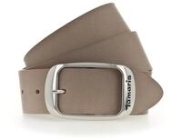 Lederg&uuml;rtel TAMARIS "Carmen Silver", Damen, Gr. 100, grau (taupe), Rindsleder,