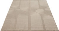 Teppich MERINOS "Sign 1904", beige, B:120cm H:12mm L:170cm, Polyester, Teppiche,