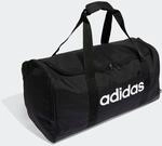 Sporttasche ADIDAS PERFORMANCE "LINEAR DUFFELBAG M", Damen, schwarz-wei&szlig; (schwarz,
