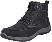 Winterboots RIEKER, Herren, Gr. 40, schwarz, Leder, Lederimitat, Schuhe...