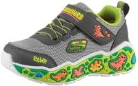 Lauflernschuh SKECHERS "PLAY SCENE", Jungen, Gr. 21, grau (grau, limette),