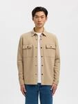 Sweatjacke SELECTED "SLHJACKIE SWEAT JACKET NOOS", Herren, Gr. L, incense,...