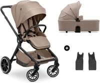 Kombi-Kinderwagen HAUCK "Move N Care Set", Baby, braun (mocca), Aluminium,