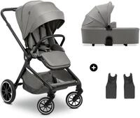 Kombi-Kinderwagen HAUCK "Move N Care Set", Baby, grau (dunkelgrau), Aluminium,