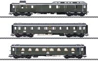 Personenwagen M&Auml;RKLIN "Schnellzugwagen-Set FD 226 zur Baureihe 01 - 42490", gr&uuml;n,