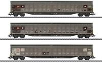 G&uuml;terwagen M&Auml;RKLIN "Schiebewandwagen-Set Habbins 354 - 48067", braun (grau),