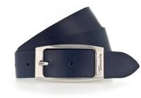 Lederg&uuml;rtel TAMARIS "Charlie Silver", Damen, Gr. 100, blau, Rindsleder,...