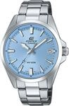Quarzuhr CASIO EDIFICE, silber (hellblau, silberfarben), Armbanduhren, Herren,