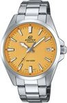 Quarzuhr CASIO EDIFICE, silber (orange, silberfarben), Armbanduhren, Herren,
