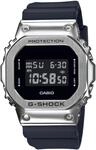 Chronograph CASIO G-SHOCK, silber (schwarz, silberfarben), Armbanduhren, Herren,