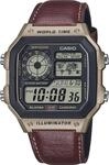 Chronograph, braun (braun, bronzefarben), CASIO TIMELESS COLLECTION,...