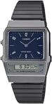 Chronograph CASIO VINTAGE, schwarz (schwarz, schwarz), Armbanduhren, Damen,