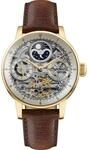 Automatikuhr INGERSOLL "The Jazz", braun, champagnerfarben, Armbanduhren, Herren,
