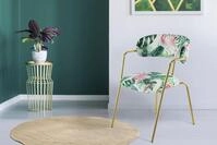 Stuhl KAYOOM "Forest 425 2er-Set, samtweicher Bezug mit hohem Sitzkomfort", gr&uuml;n