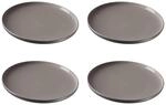 Speiseteller RITZENHOFF & BREKER "Speiseteller Jasper &oslash; 26.0 cm 4er Set", grau,