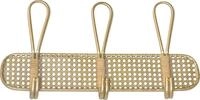 Hakenleiste INOSIGN "Letti", gold (goldfarben), B:48cm H:26cm T:7cm, Metall,