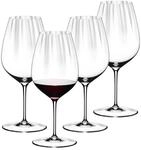 Rotweinglas "Cabernet / Merlotgl&auml;ser Performance 834 ml 4er Set transparent", bunt
