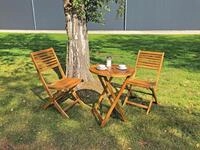 Balkonset GARDEN PLEASURE "&raquo;IBARRA&laquo;", braun (teak, look, teak, look),