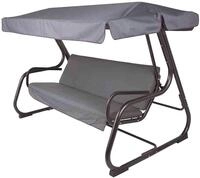 Hollywoodschaukel SIENA GARDEN "Parma", grau (grau, grau), B:132cm H:171cm...