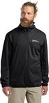 Softshelljacke JACK WOLFSKIN "FELDBERG HOODY M", Herren, Gr. S (48), schwarz,