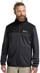 Softshelljacke JACK WOLFSKIN "FELDBERG HOODY M", Herren, Gr. S (48), grau...