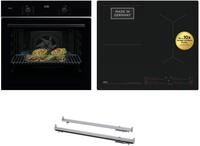 AEG Backofen-Set "HH24BSISML", Energieeffizienz: A+, schwarz (saphirmatt), Herdsets,