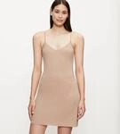 Unterkleid TRIUMPH "Body Make-Up T Dress 02", Damen, Gr. M, N-Gr, ohne &Auml;rmel,...